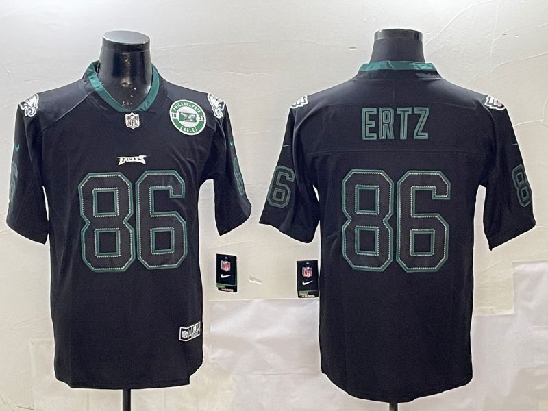 Men Philadelphia Eagles #86 Ertz Black Classic 2025 Nike Limited NFL Jersey style 4->philadelphia eagles->NFL Jersey
